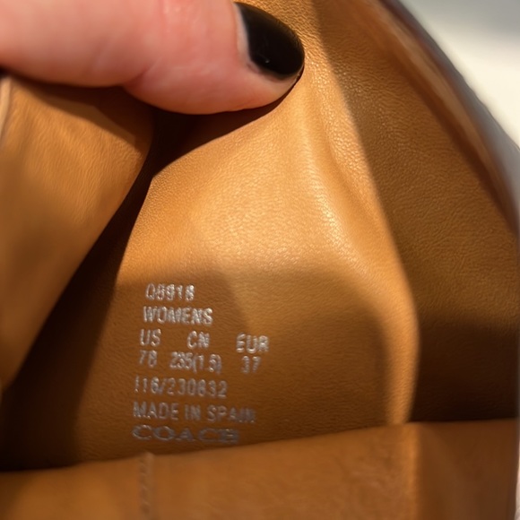 Coach bronze boots - worn once - Picture 6 of 7